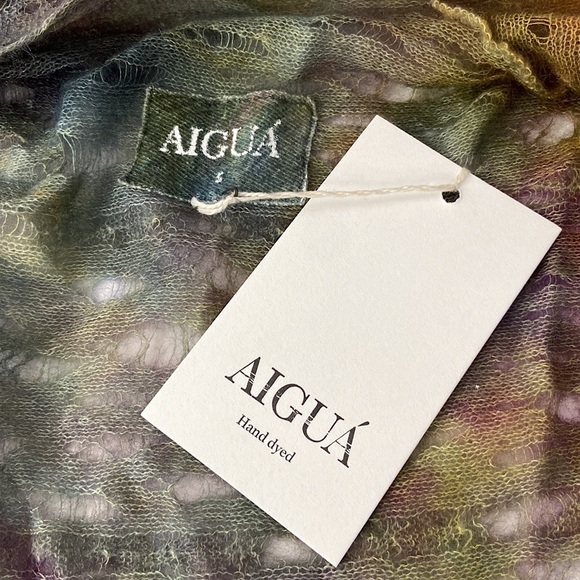 Aigua New Anthropologie Alpaca Multi Color Cardigan Boutique - Picture 5 of 15